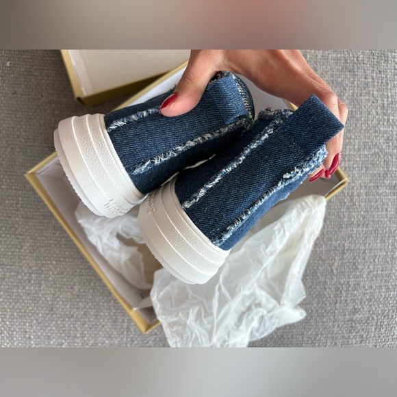 Michael Kors Evy High-Top Denim Sneakers Size 8.5 – Brand New in Box - Picture 9 of 12
